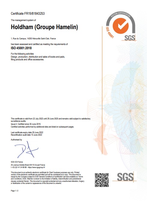 certificate-ISO45001